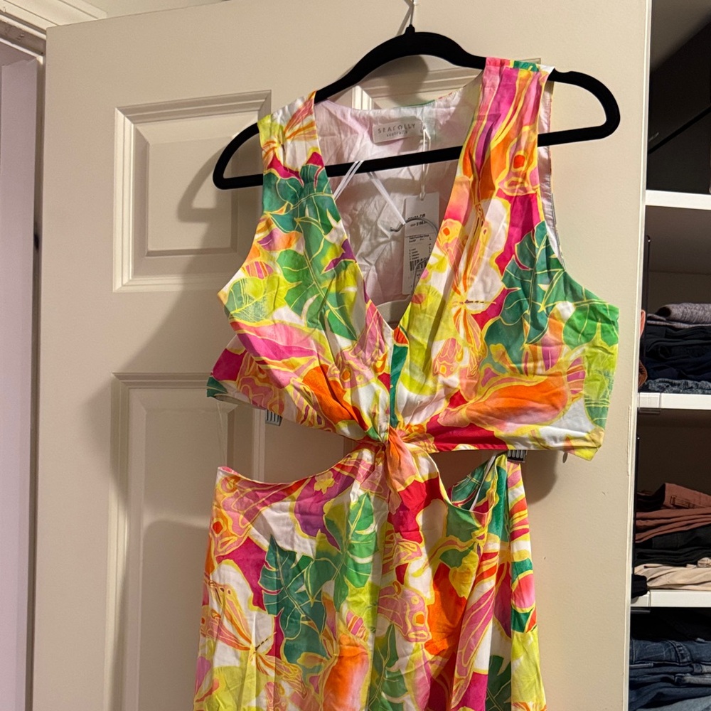 Seafolly Multicolor Twist Front Dress
